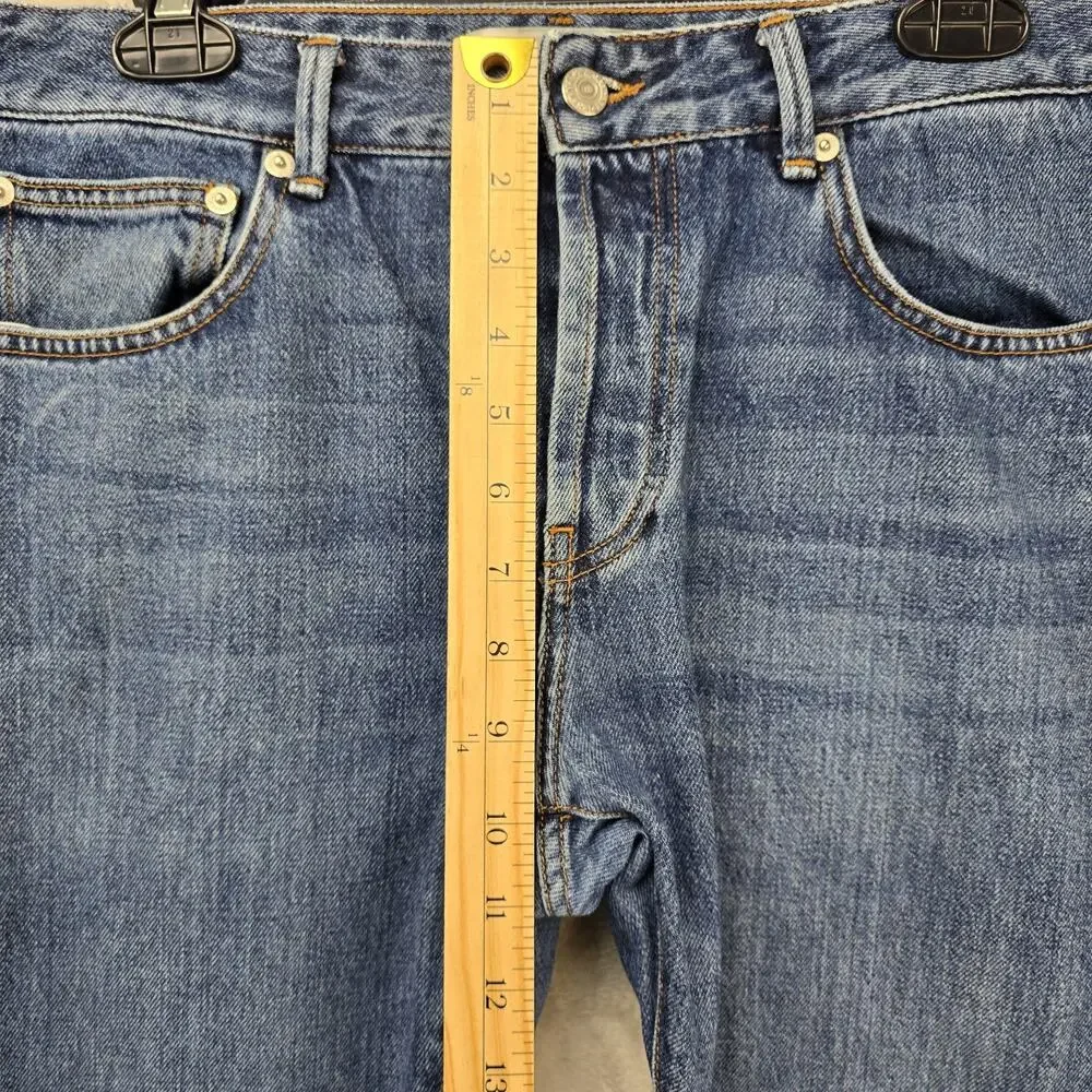 Officine Generale Blue Denim Jeans Mems 31 (Fits 32x31) 5-Pocket Button Fly